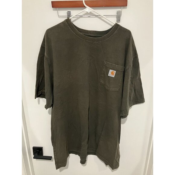 Carhartt Men's Loose Fit Pocket Tee, Sun Faded, Gray, 2XL - Picture 1 of 5